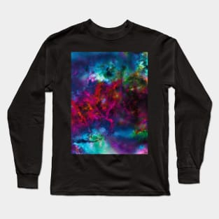 Trippy Nebula Galaxy Long Sleeve T-Shirt